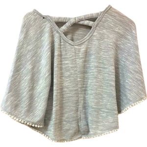 George girls grey Poncho. Size: 6.